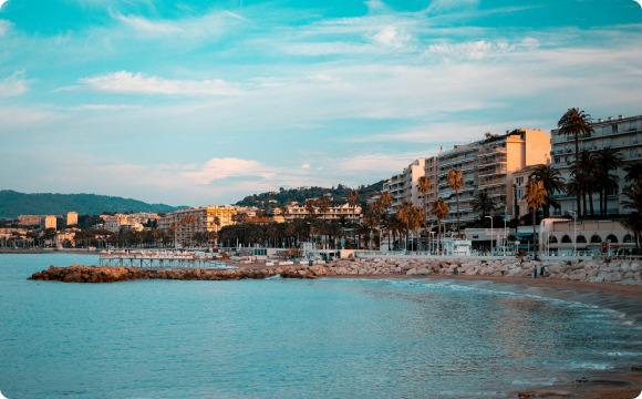 Les plage de Cannes